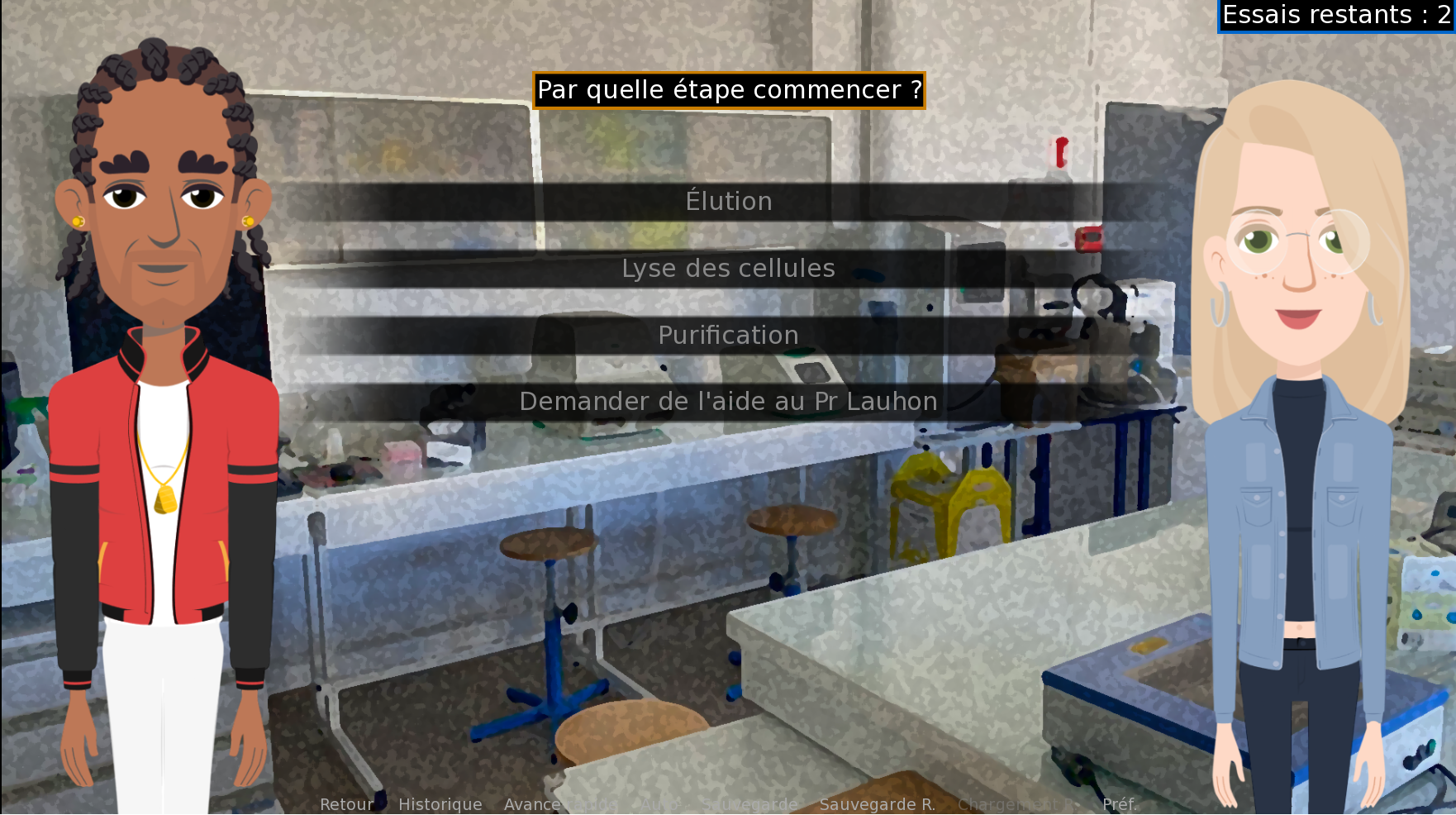 Serious Game – Meurtre et Molécules